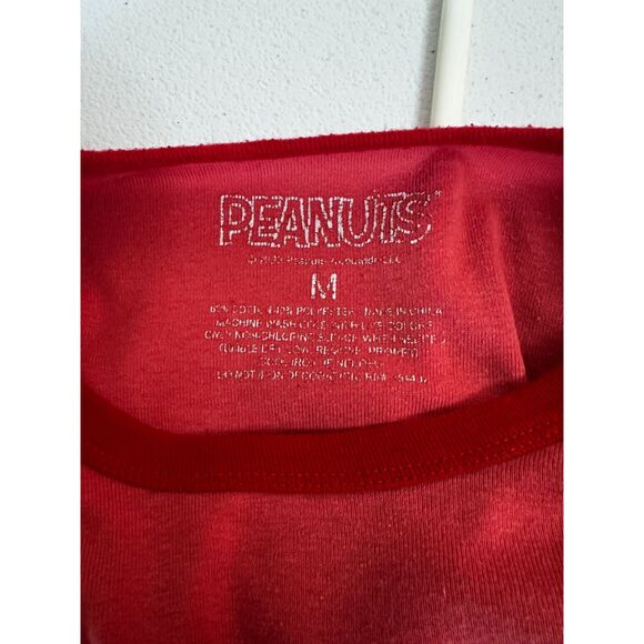 Snoopy Weekend Mood Peanuts T-Shirt Red Youth XL / Womenâs Medium - Picture 3 of 3